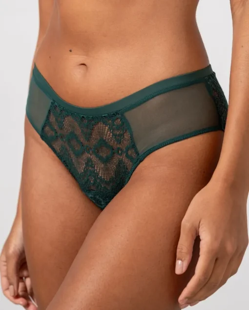 Light Flow Lace Period Underpants 3-Pack Pine Green<UNDERSTATEMENT Sale