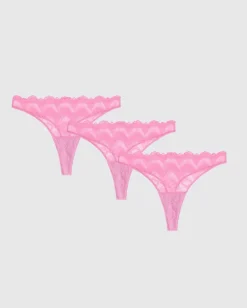 Light Flow Period Underpants 3-Pack Candy Pink<UNDERSTATEMENT Sale