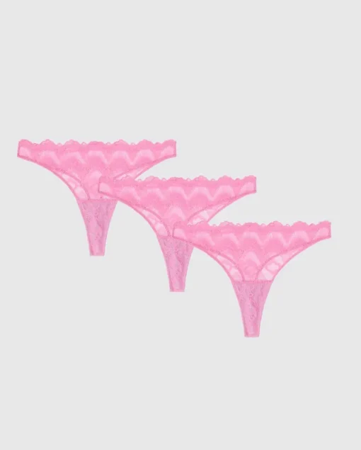 Light Flow Period Underpants 3-Pack Candy Pink<UNDERSTATEMENT Sale
