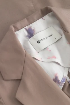 Lightweight Blazer Taupe<STORY OF MINE Best Sale