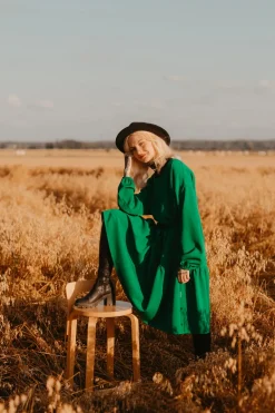 Lilia Mekko Vihreä<Viljava Shop