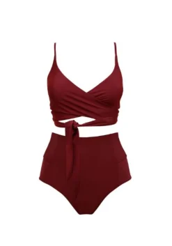 Lin + Bow Back Bikini Set Merlot<Anekdot Cheap