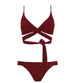 Lin + Cheeky Bikini Set Merlot<Anekdot Best