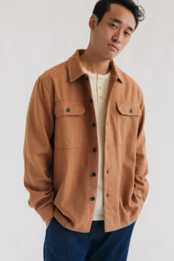 Lindhard Overshirt Camel Toast<TWOTHIRDS Hot