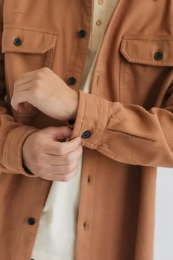 Lindhard Overshirt Camel Toast<TWOTHIRDS Hot