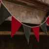 Linen Bunting Christmas Green/Red<Laume linen Cheap