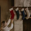 Linen Christmas Stocking With Plain Cuff<Laume linen Clearance