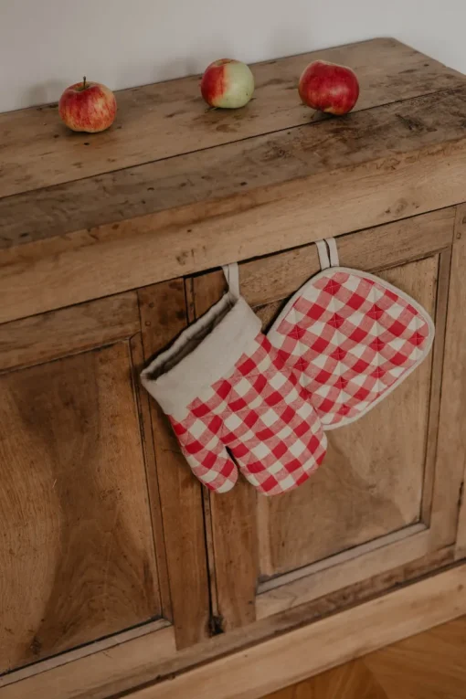 Linen Oven Mitt & Pot Holder Set<Laume linen Best Sale