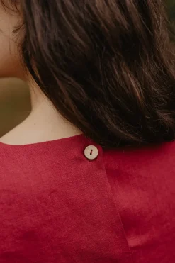 Linen Top Poppy<Laume linen Best Sale