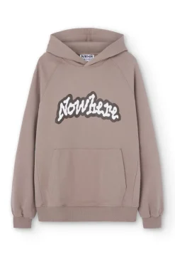 Liquid Nowhere Hoodie Beige<NWHR Clothing Best Sale