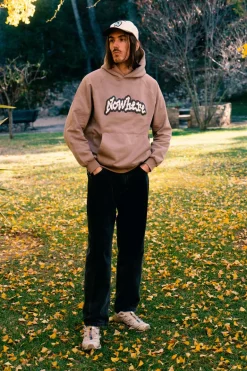 Liquid Nowhere Hoodie Beige<NWHR Clothing Best Sale