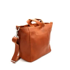 Livia Soft Medium Work Tote Cognac<LUMI Cheap