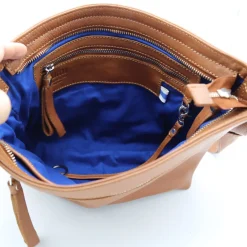 Livia Soft Medium Work Tote Cognac<LUMI Cheap