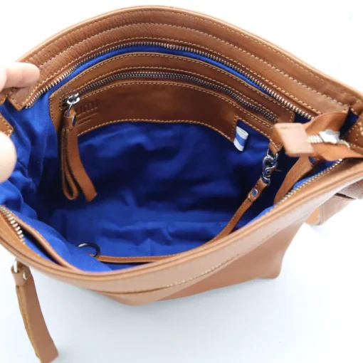 Livia Soft Medium Work Tote Cognac<LUMI Cheap