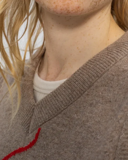 Lobster Wool-Blend Knit Unisex Vest Brown<Rotholz Outlet