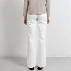 Long White Wide Leg 5-Pocket Pants<Studio Heijne Best Sale