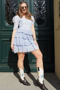 Love Angel Dress Blue<ANGELL Discount