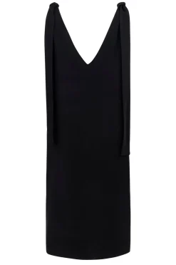 Luna V-Neck Mekko Musta<Carolina Machado Sale