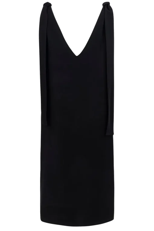 Luna V-Neck Mekko Musta<Carolina Machado Sale