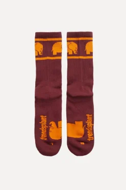 Luomupuuvillaiset Urheilusukat Burgundy<Trendsplant Store