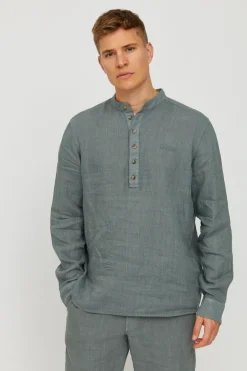 Luray Men's Long Sleeve Linen Shirt<Mazine Best Sale