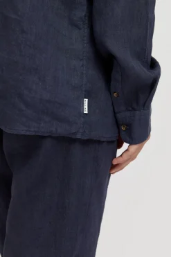 Luray Men's Long Sleeve Linen Shirt<Mazine Best Sale