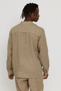 Luray Men's Long Sleeve Linen Shirt<Mazine Best Sale