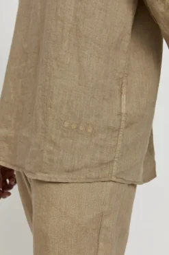 Luray Men's Long Sleeve Linen Shirt<Mazine Best Sale