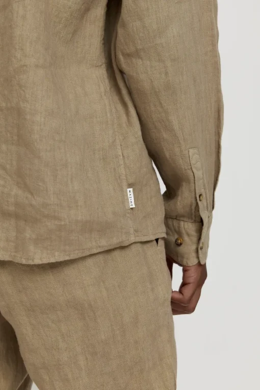 Luray Men's Long Sleeve Linen Shirt<Mazine Best Sale