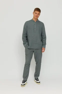 Luray Men's Long Sleeve Linen Shirt<Mazine Best Sale