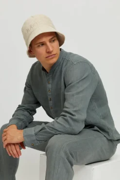 Luray Men's Long Sleeve Linen Shirt<Mazine Best Sale