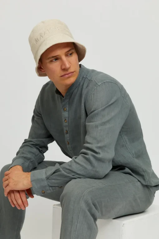 Luray Men's Long Sleeve Linen Shirt<Mazine Best Sale