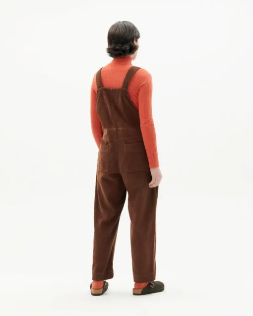 Luz Corduroy Jumpsuit Brown<Thinking MU Store
