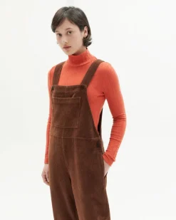 Luz Corduroy Jumpsuit Brown<Thinking MU Store