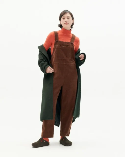 Luz Corduroy Jumpsuit Brown<Thinking MU Store