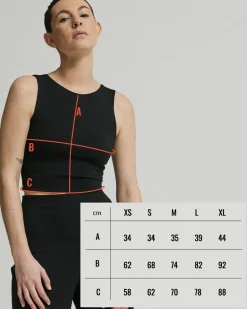 Lyhyt Urheilutoppi Musta<OH OH OM ethical sportswear New