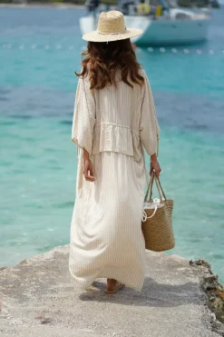 Madonna Mekko Beige/Valkoinen<Larsuu Best Sale