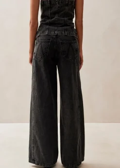 Magda Denim Pants Black<ALOHAS Discount
