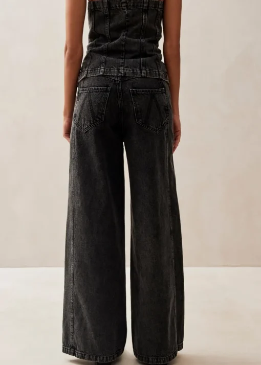 Magda Denim Pants Black<ALOHAS Discount