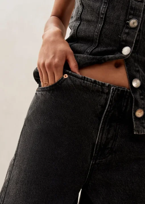 Magda Denim Pants Black<ALOHAS Discount