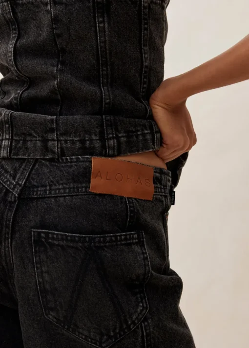 Magda Denim Pants Black<ALOHAS Discount