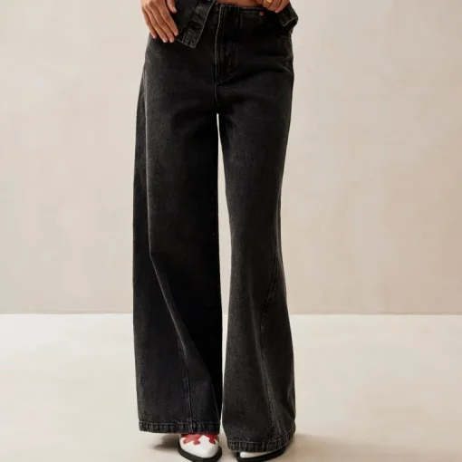 Magda Denim Pants Black<ALOHAS Discount