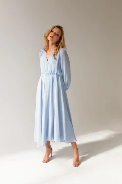 Magnolia Mekko Plain Sininen<Enteliér Best Sale