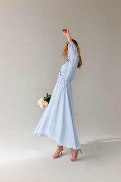 Magnolia Mekko Plain Sininen<Enteliér Best Sale
