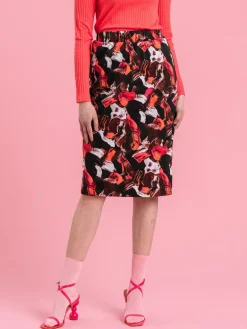 Marcela Skirt Pellot Chocolate Brown<Aarrelabel Store
