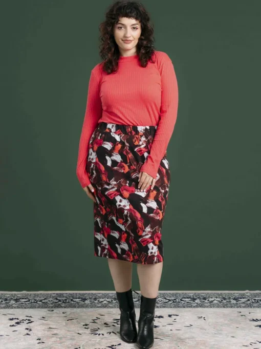 Marcela Skirt Pellot Chocolate Brown<Aarrelabel Store