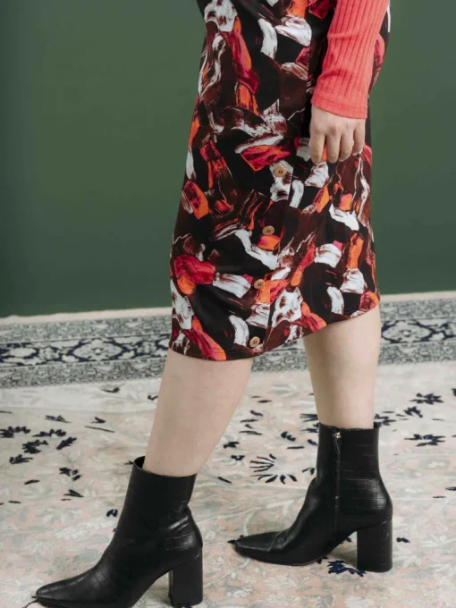 Marcela Skirt Pellot Chocolate Brown<Aarrelabel Store
