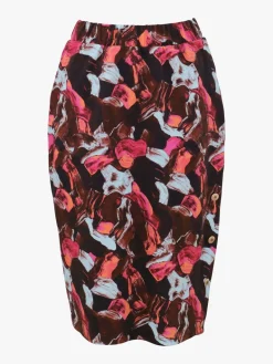 Marcela Skirt Pellot Chocolate Brown<Aarrelabel Store