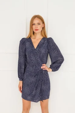 Margot Silkkimekko Starry Night Tummansininen<Enteliér Fashion