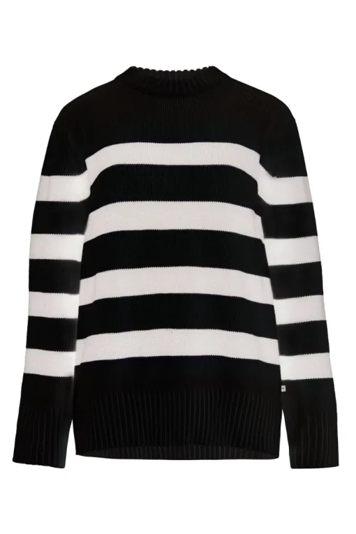 Marina Striped Merino Jumper Black<Salanida Hot